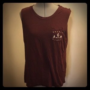 Sleeveless Design Top
